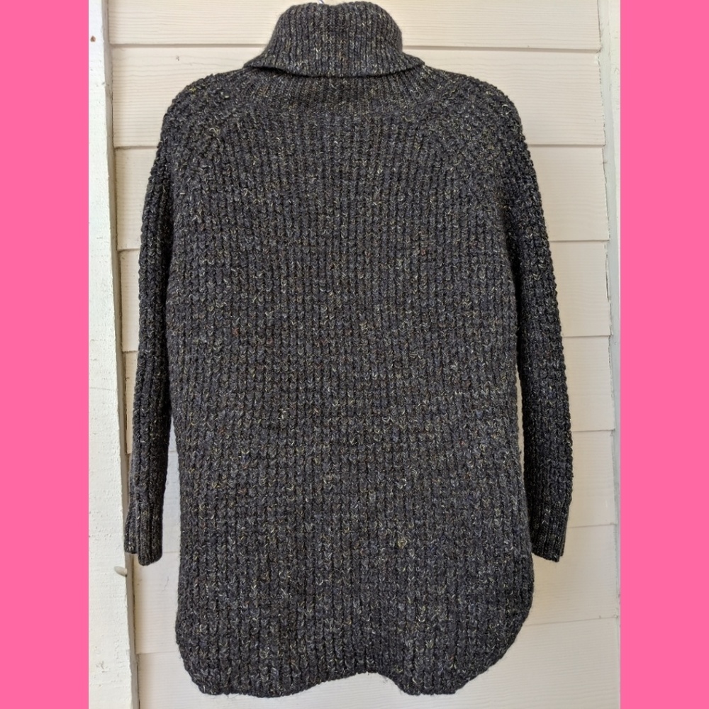 FREE PEOPLE MARLED TURTLE NECK SWEATER - Picture 4 of 4